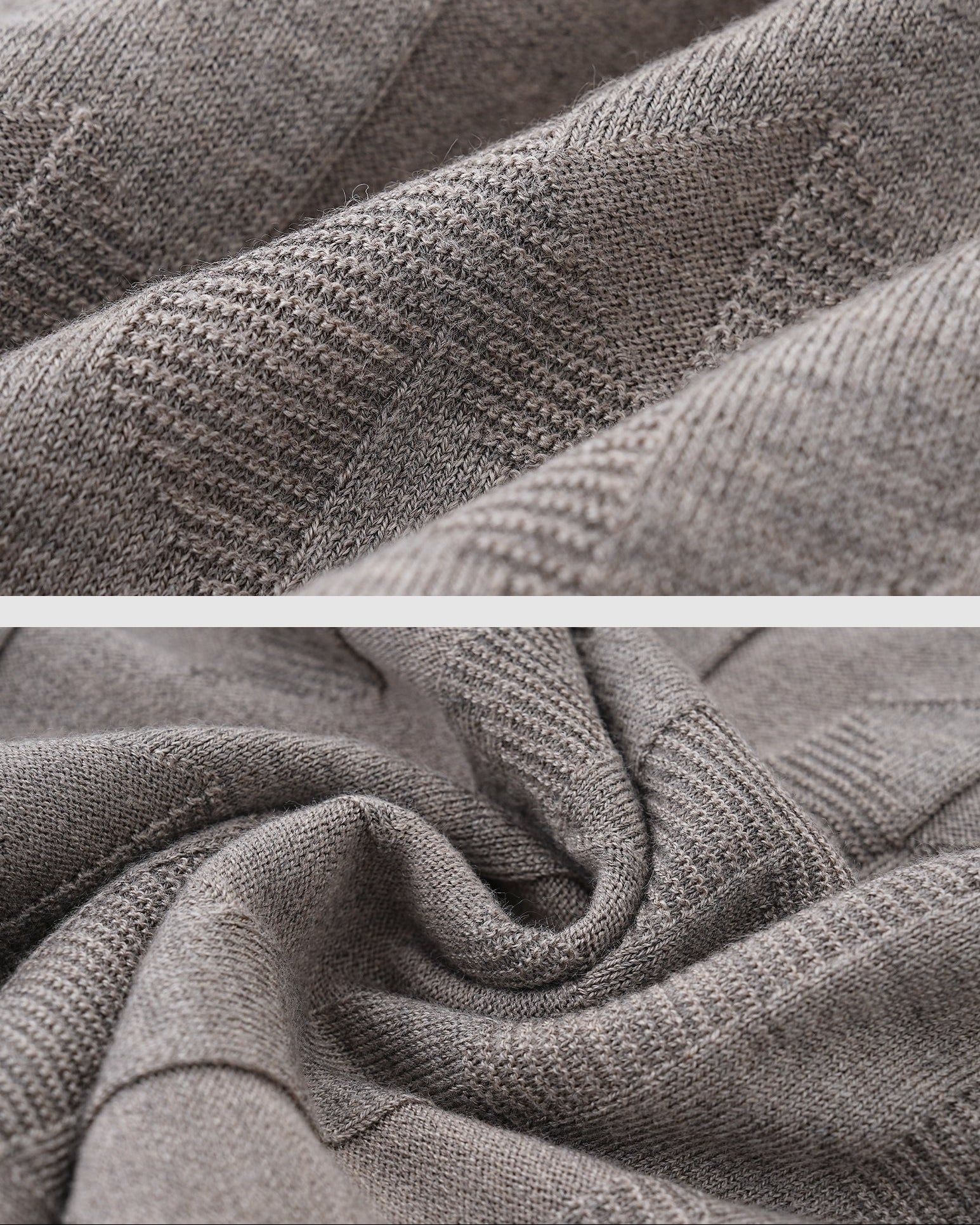Cashmere Textured Long Sleeve Tee