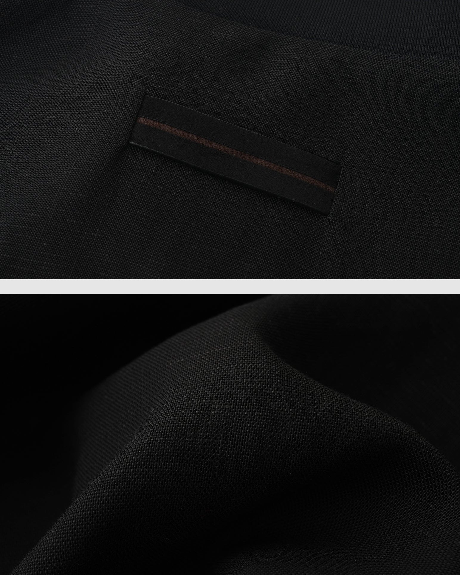 Stand Collar Linen Jacket