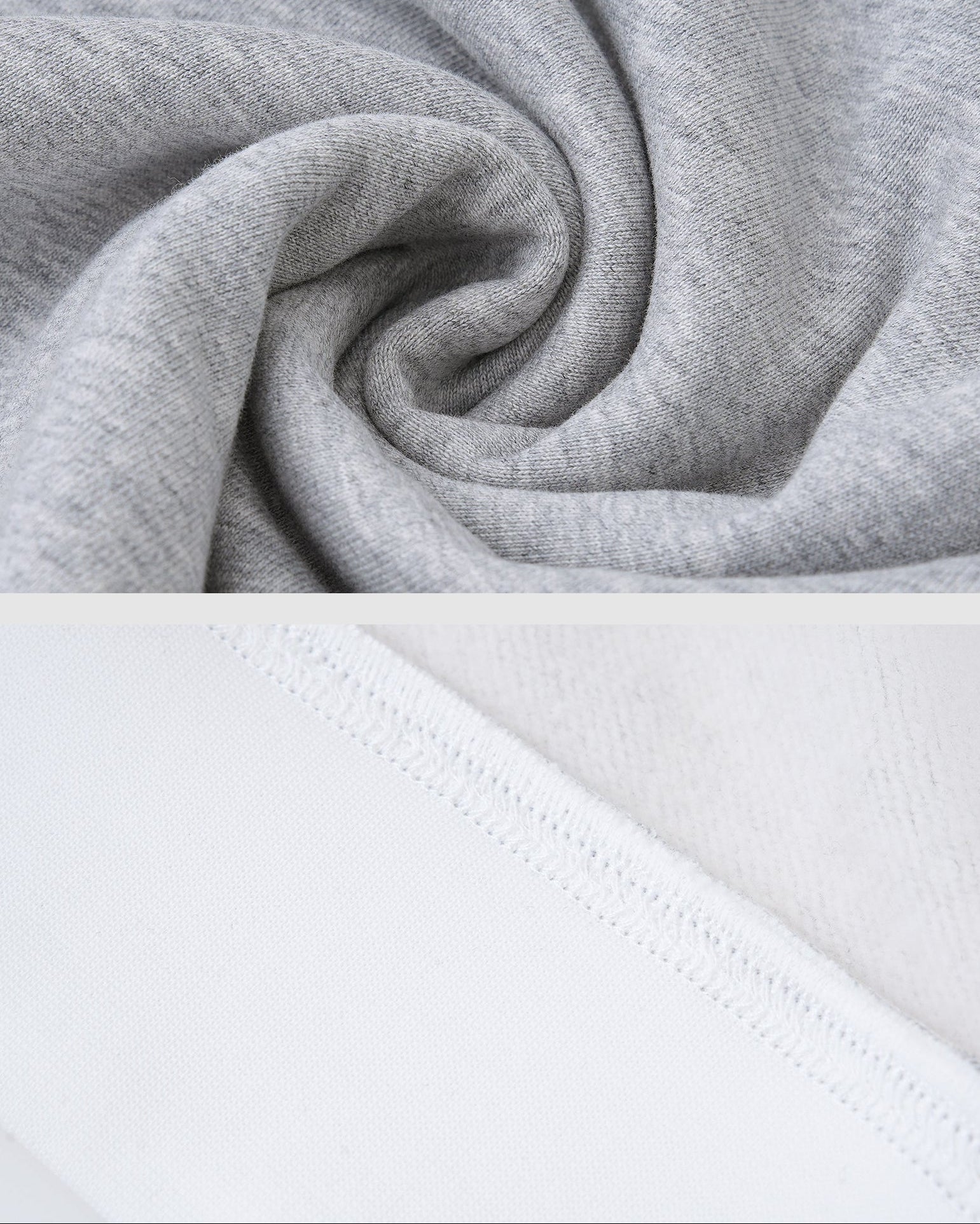Cotton Double-Layer Crewneck Sweatshirt