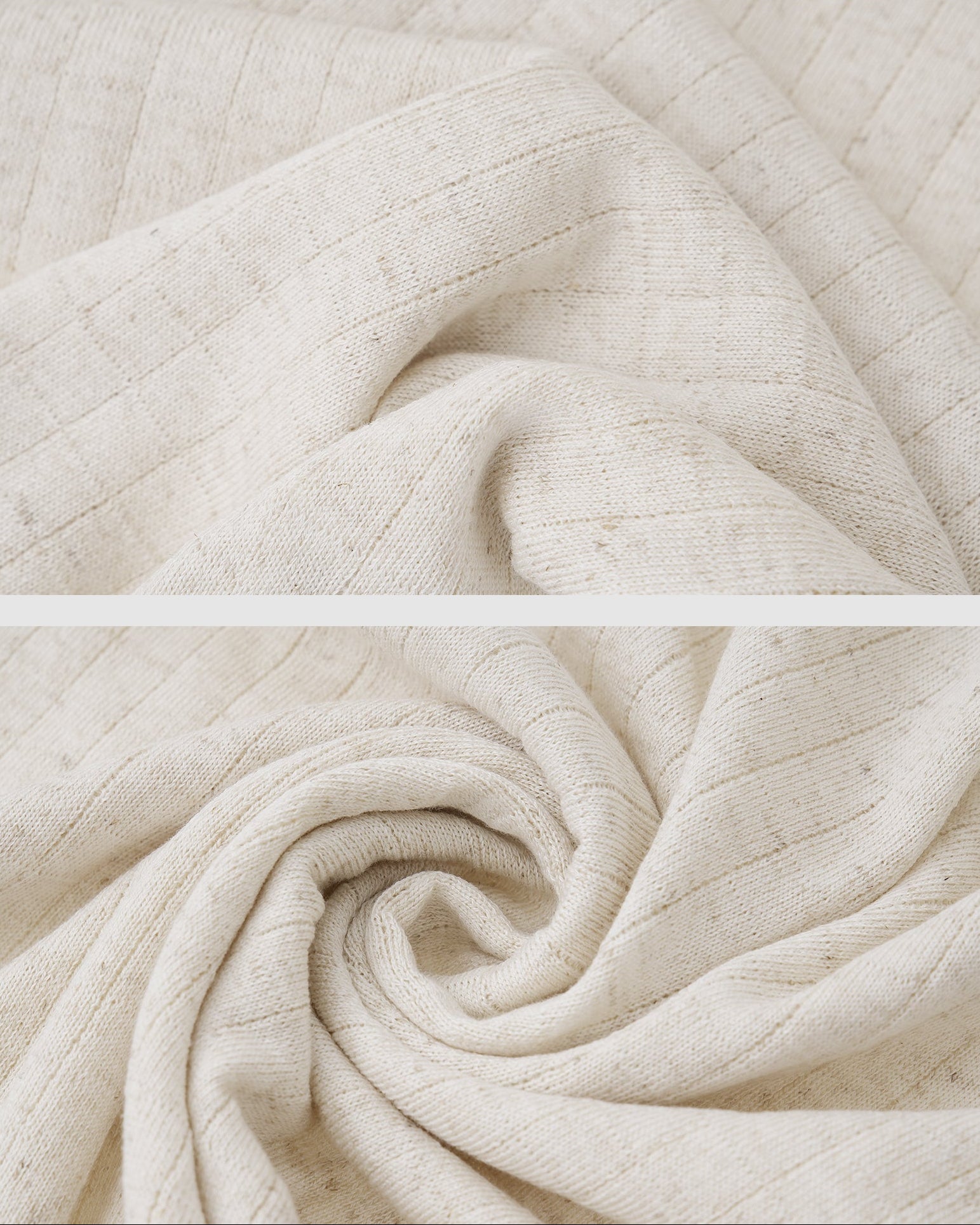 Textured Cotton Linen T-Shirt