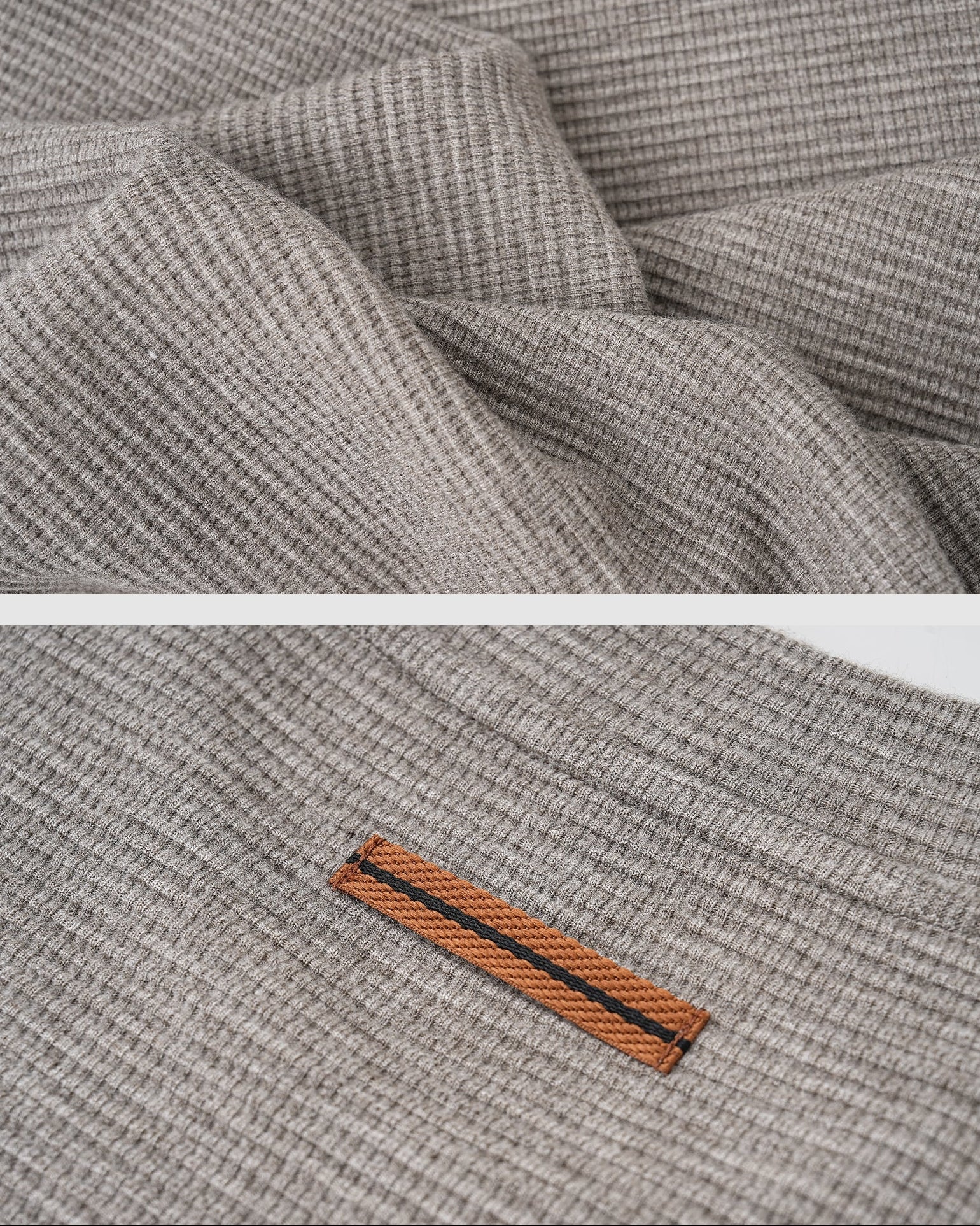 Custom Mélange Yarn Knit Sweater