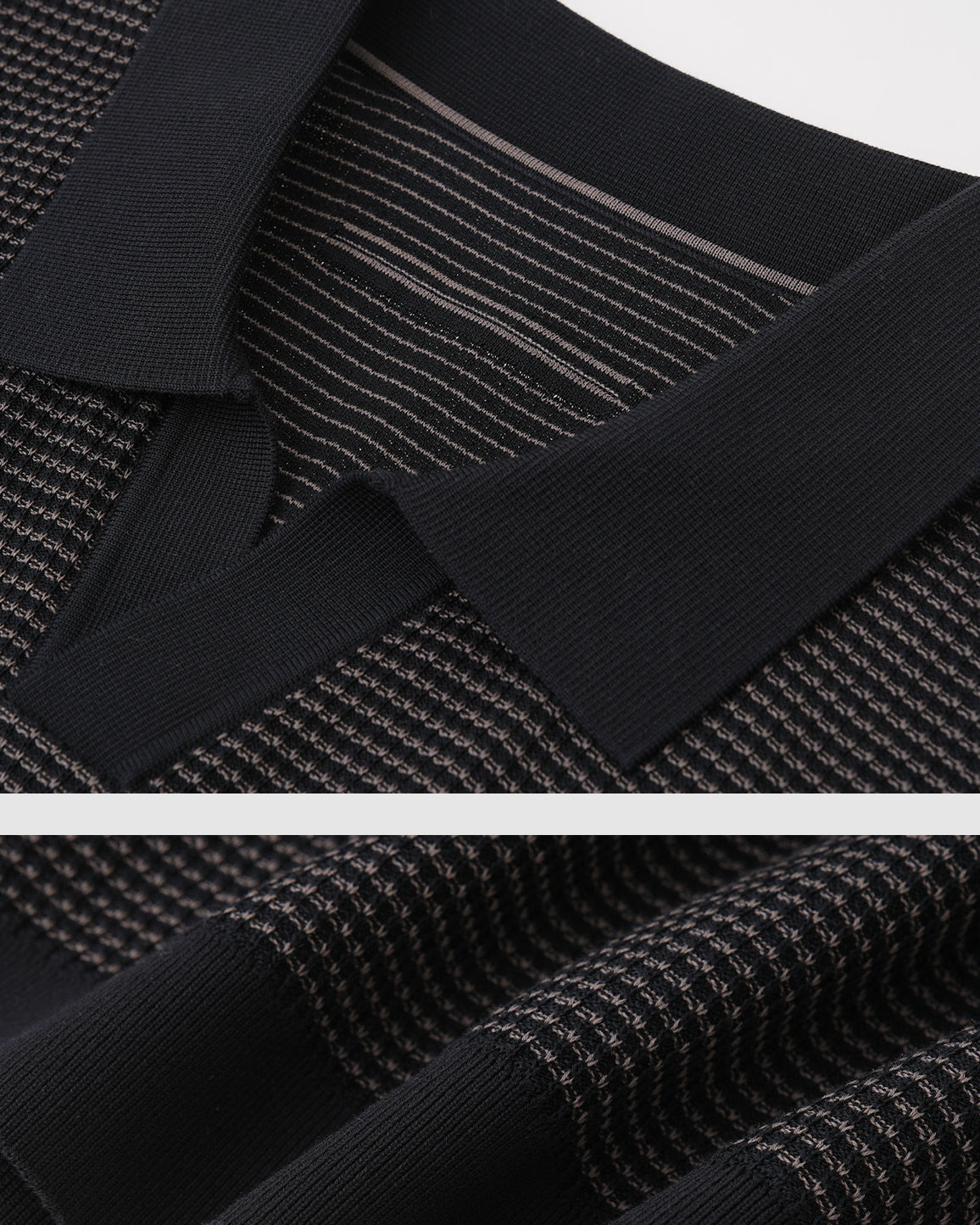 Jacquard Cotton Polo