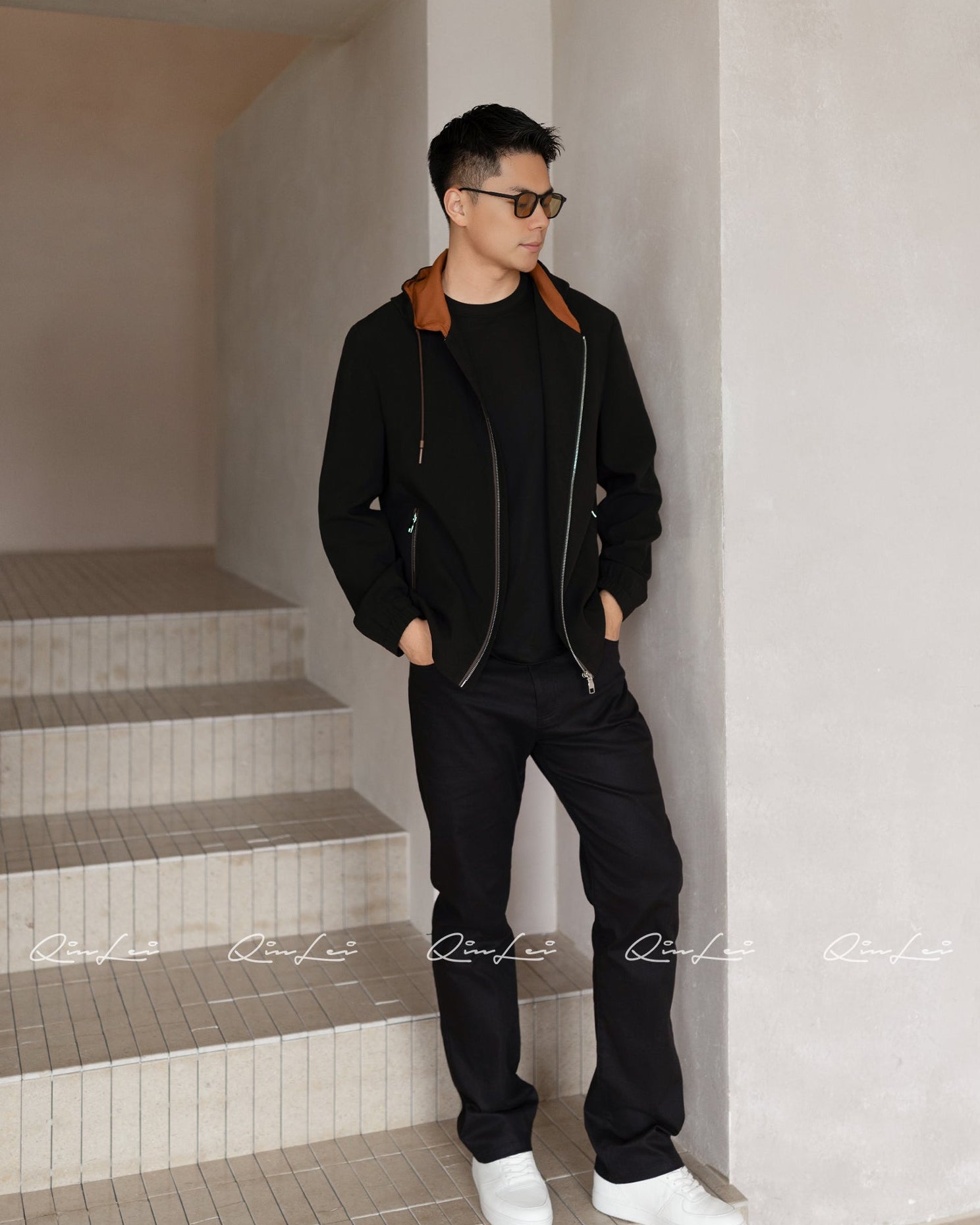 Hooded Wool Jacket