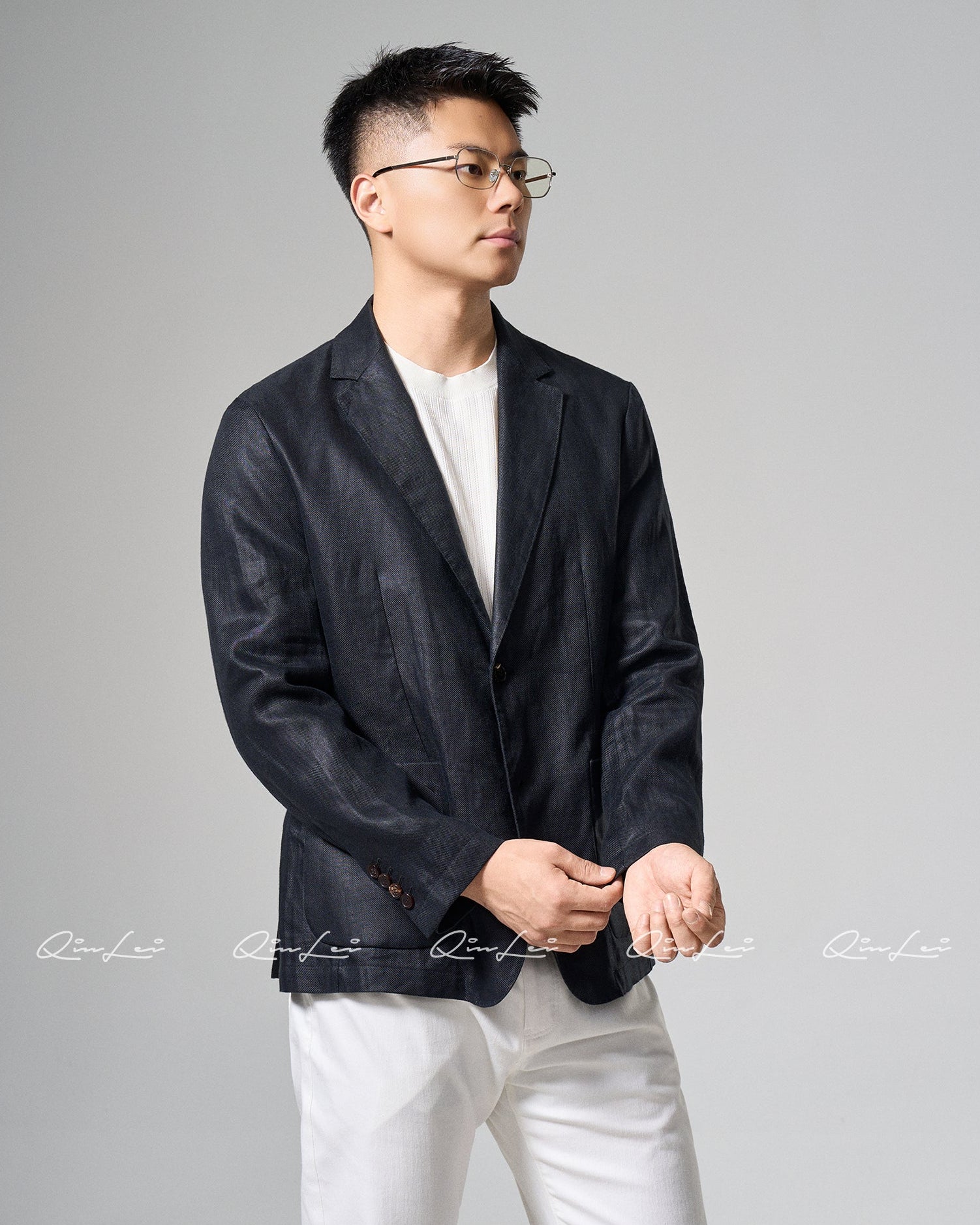 Relaxed Linen Blazer