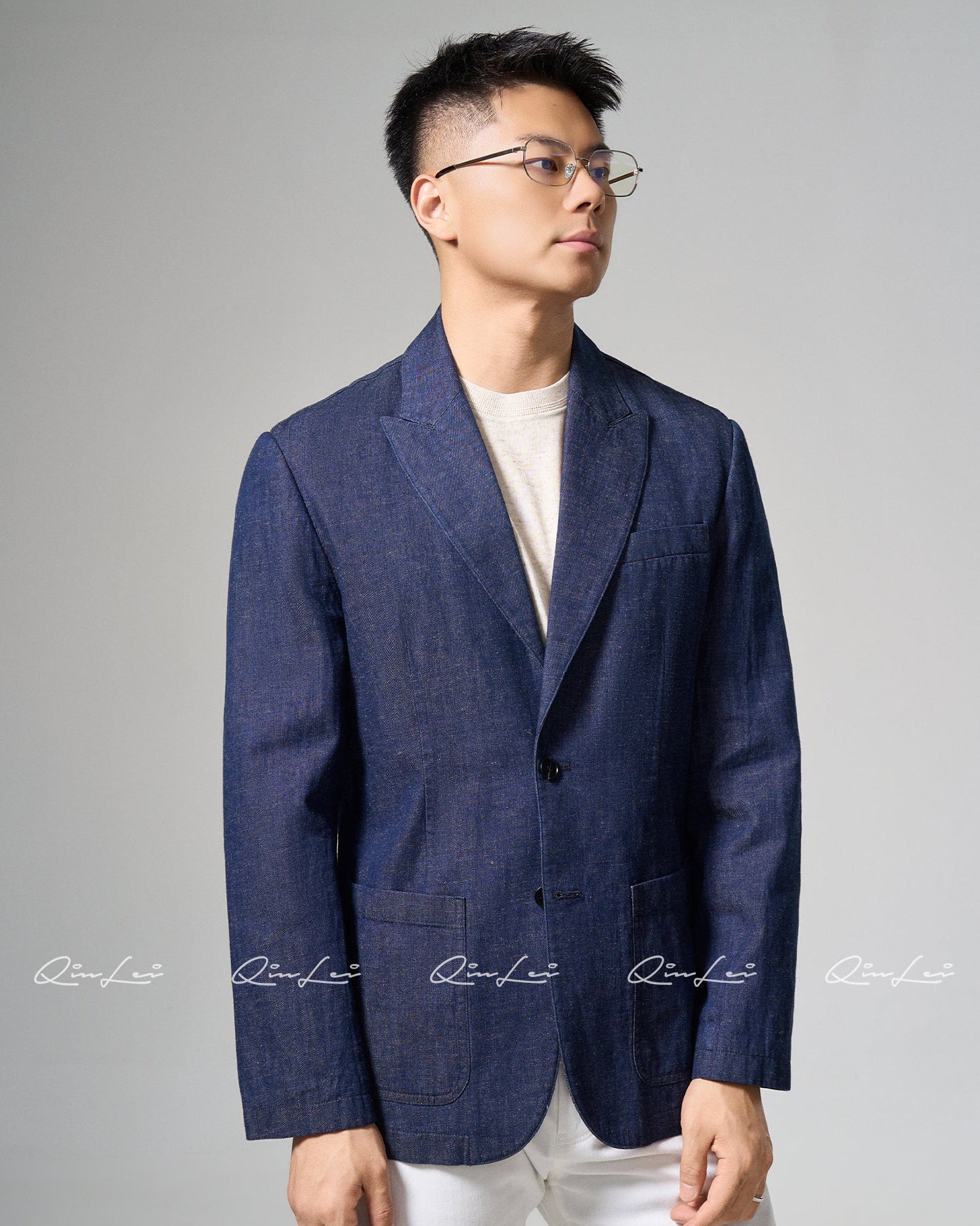 Cotton Linen Blazer