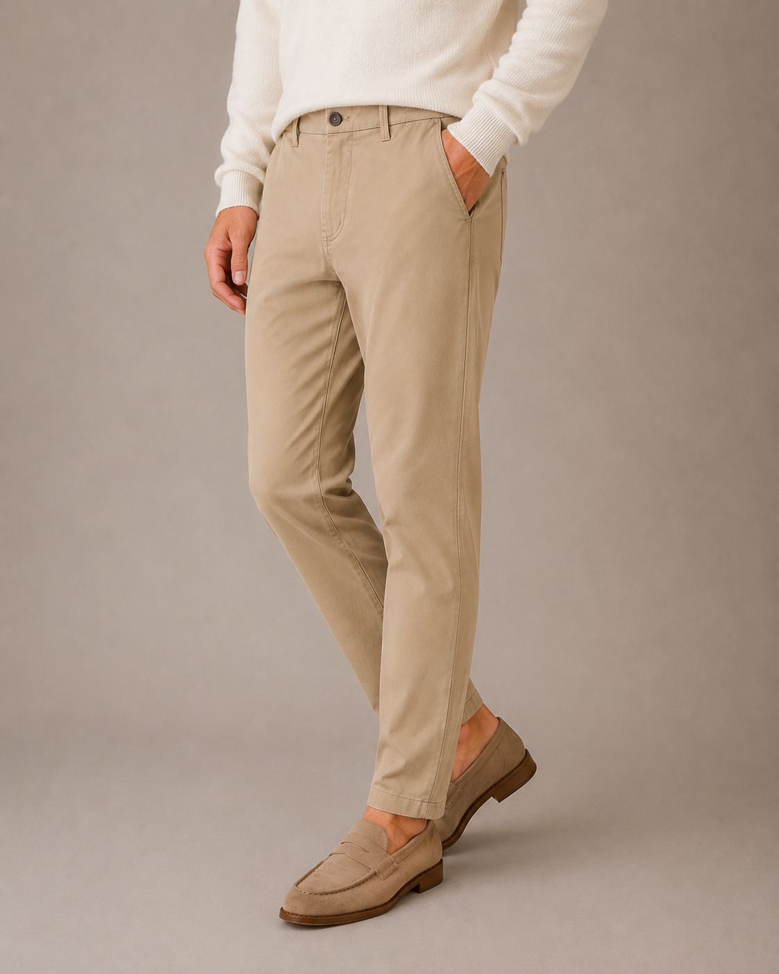 Twill Cotton Pants