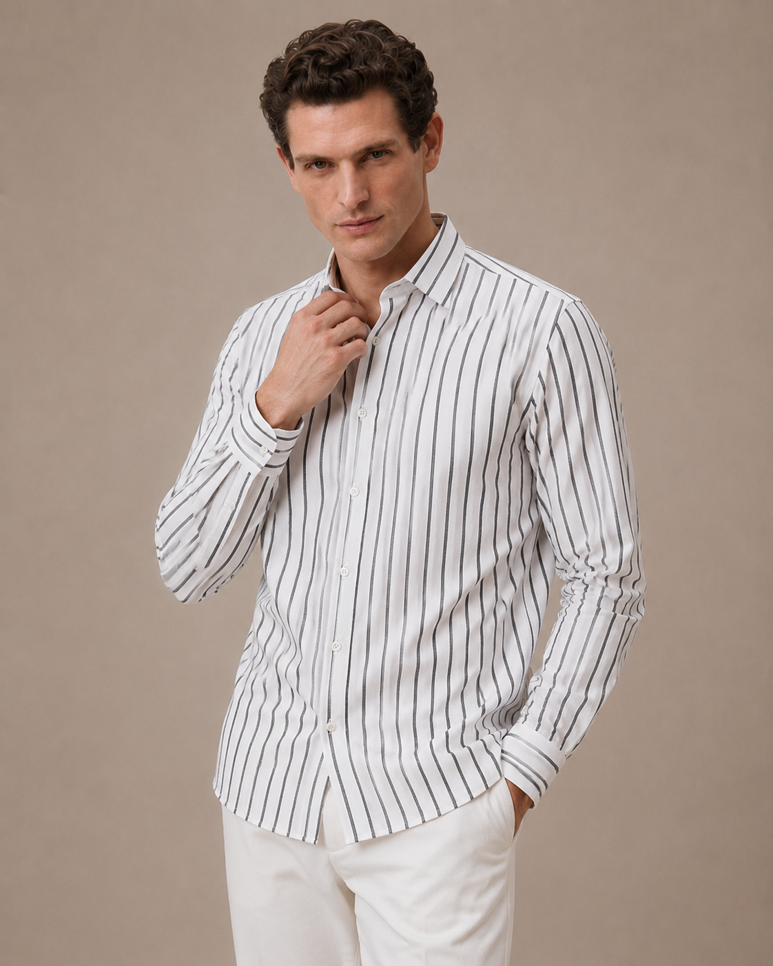 Striped Cotton Shirt