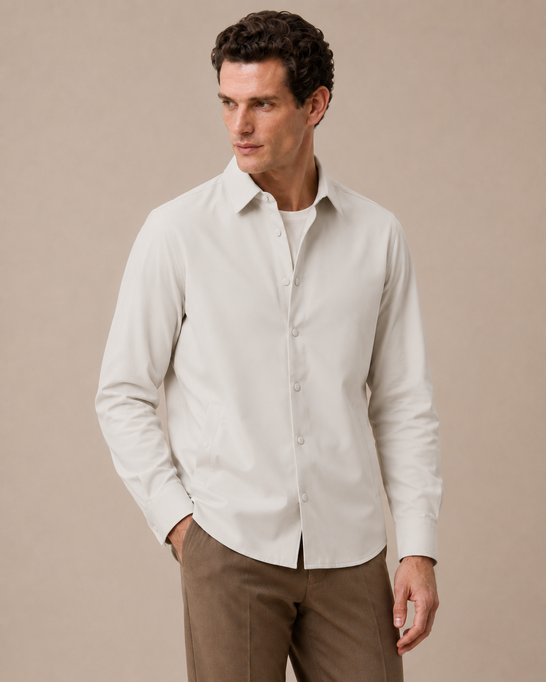 Cotton Shirt Jacket