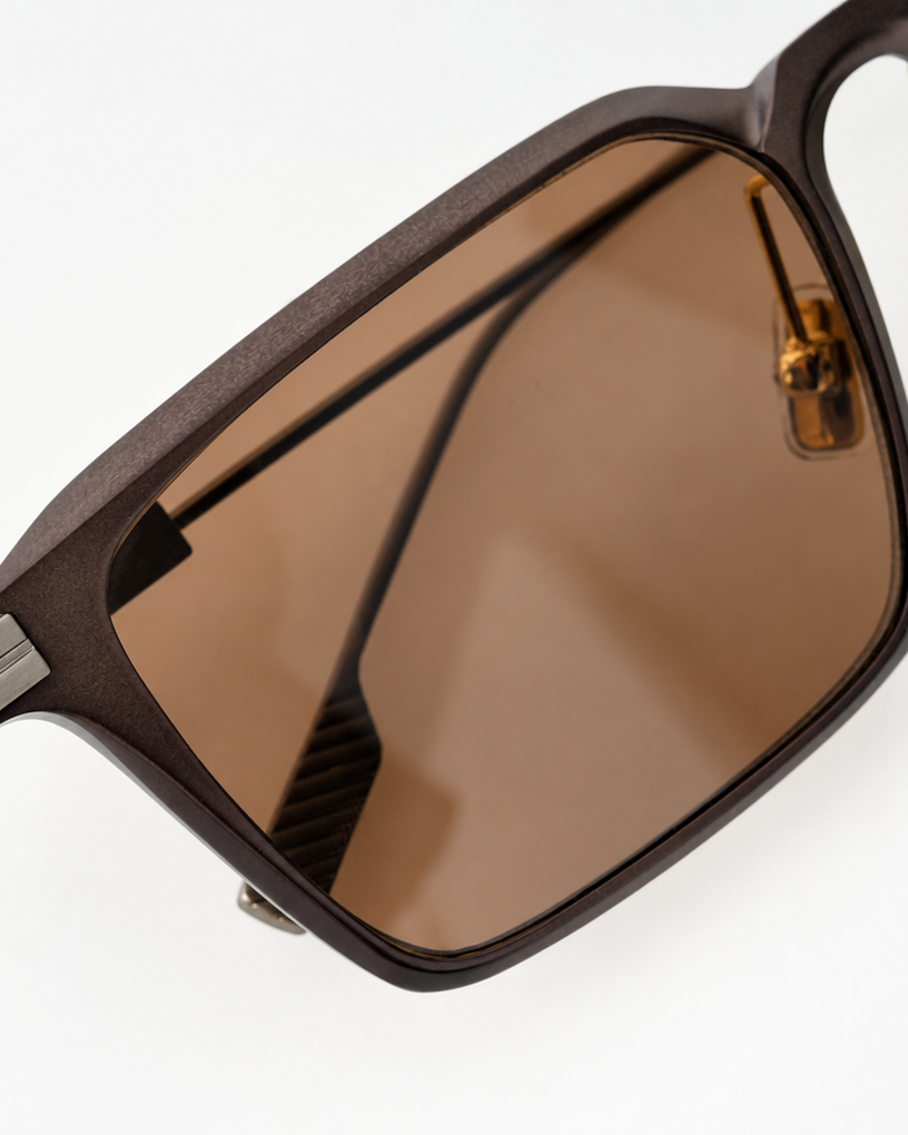 Titanium Alloy Textured Engraved Glasses