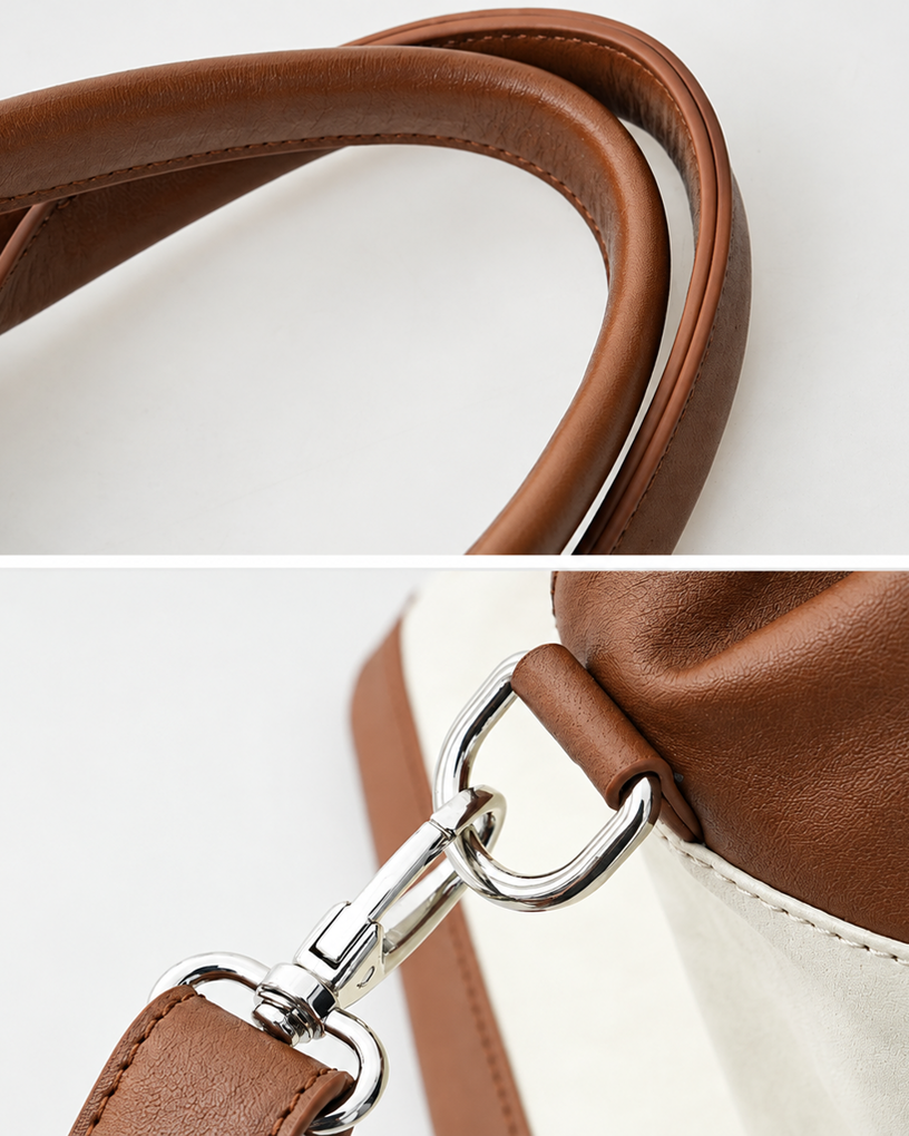 Textured Cowhide Handbag