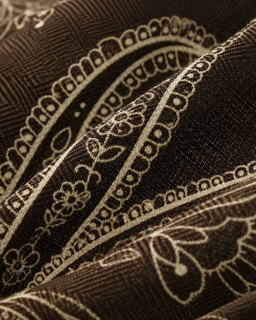 Wool & Silk Woven Pattern Scarf