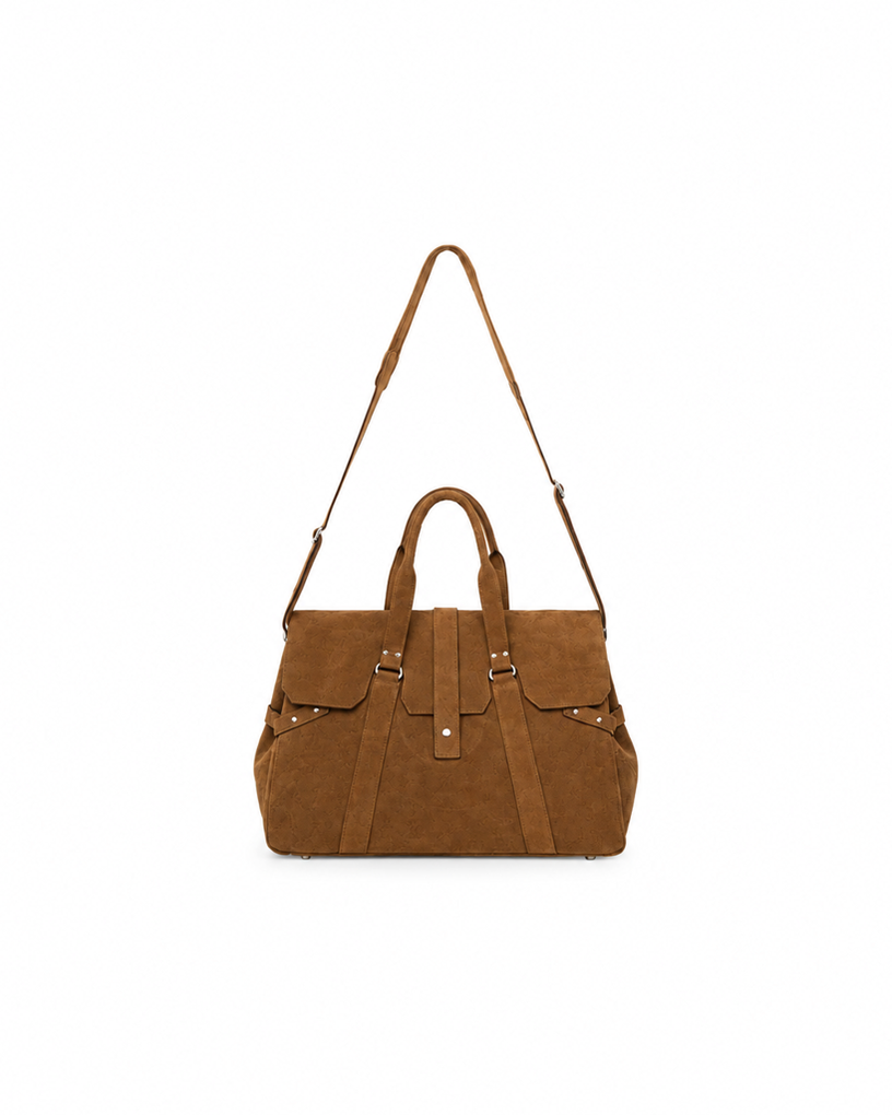 Minimalist Cow Suede-Lined Handbag