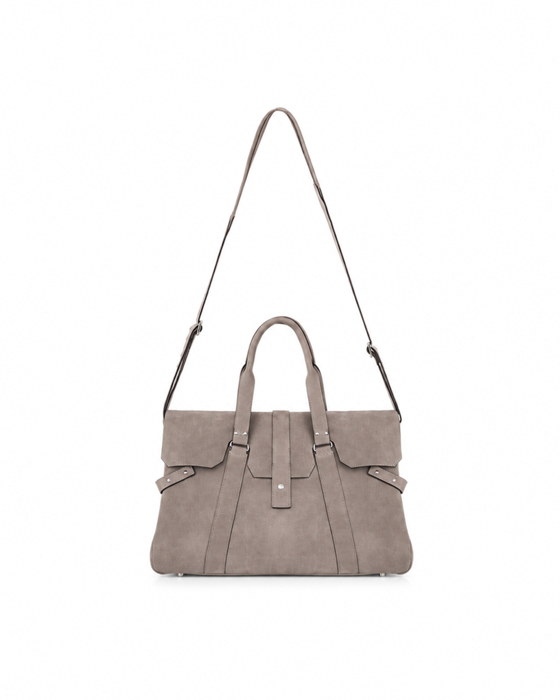 Minimalist Cow Suede-Lined Handbag
