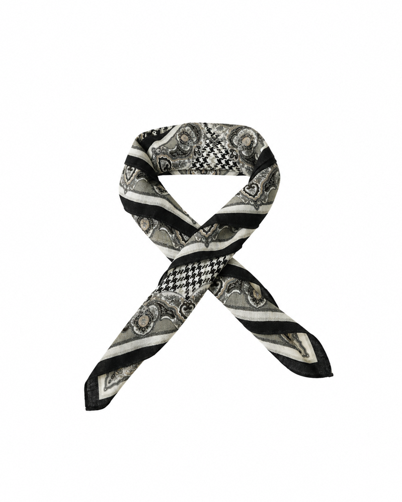 Custom-Woven Wool and Silk Scarf
