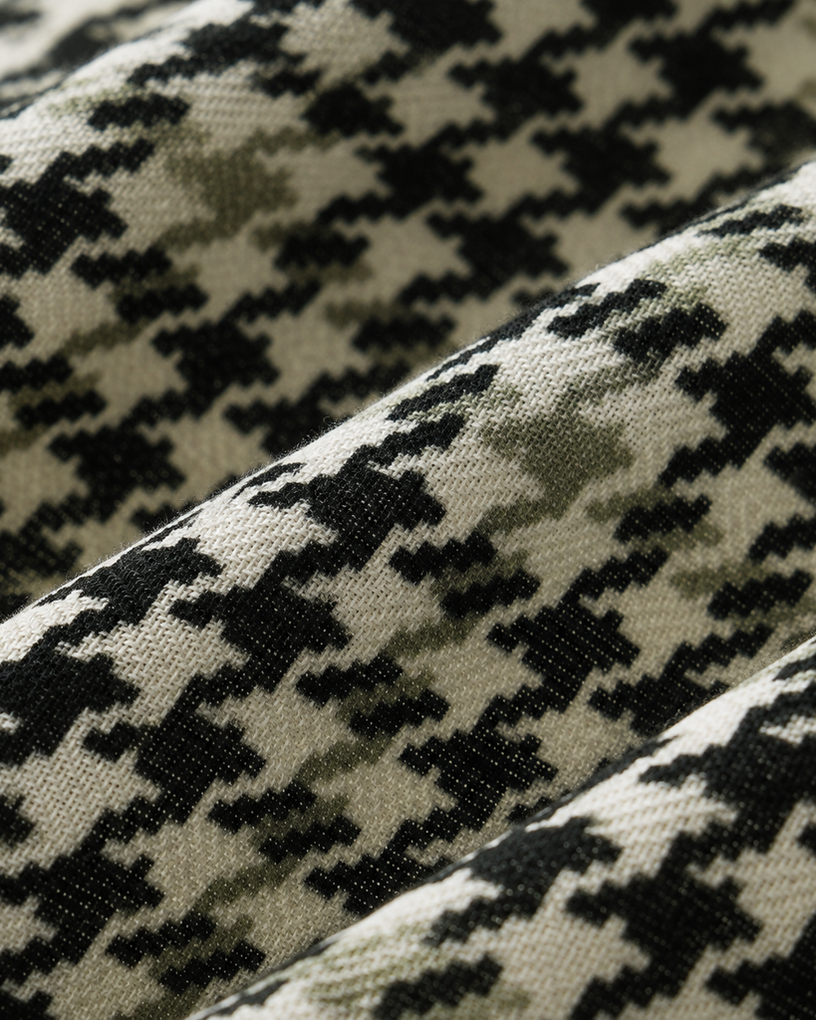 Custom-Woven Wool and Silk Scarf