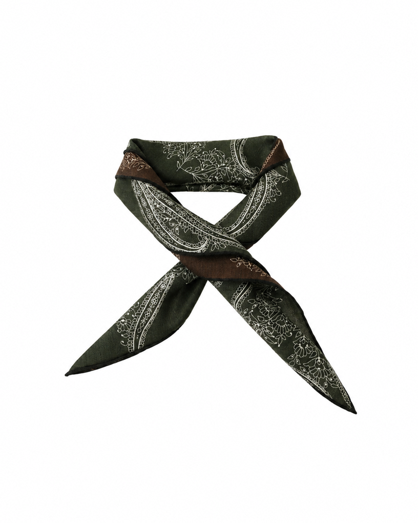 Wool & Silk Woven Pattern Scarf