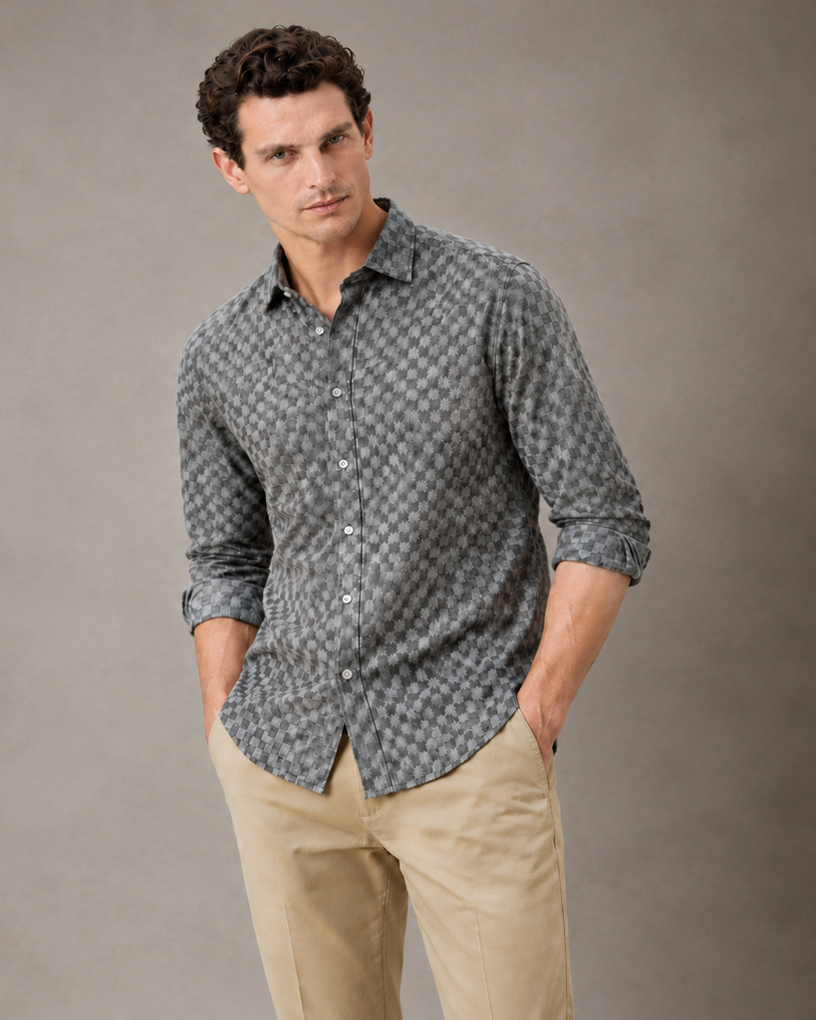 Plaid Linen Shirt
