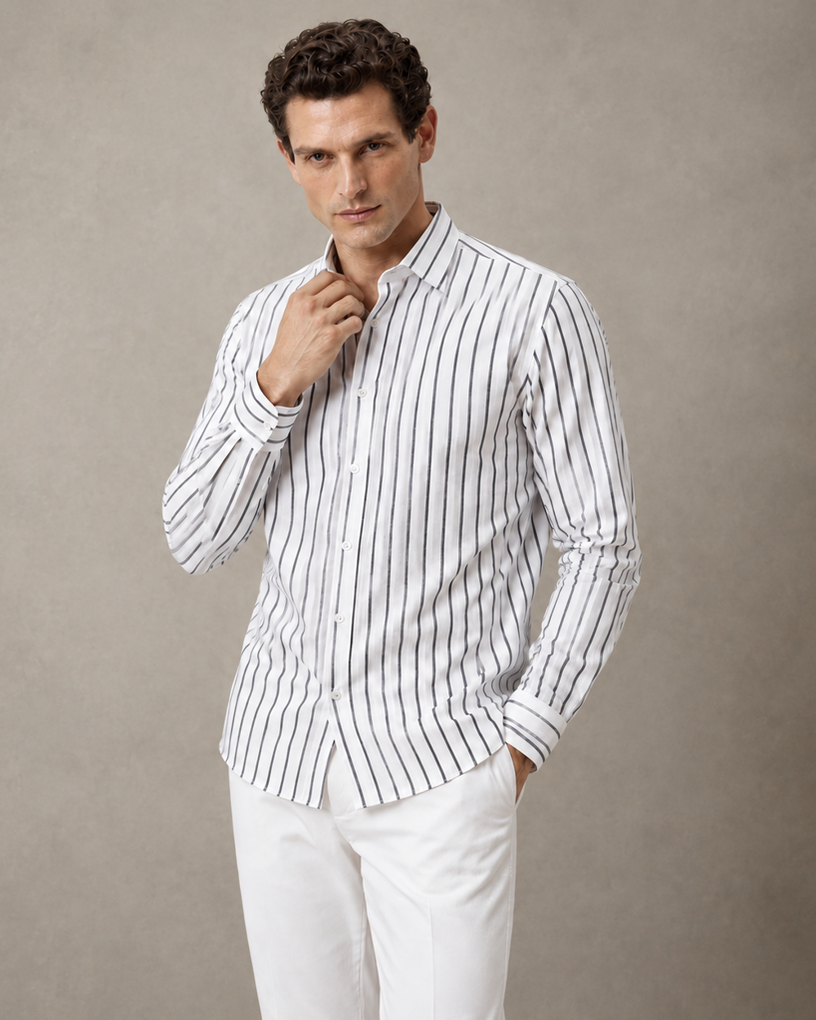 Striped Cotton Shirt