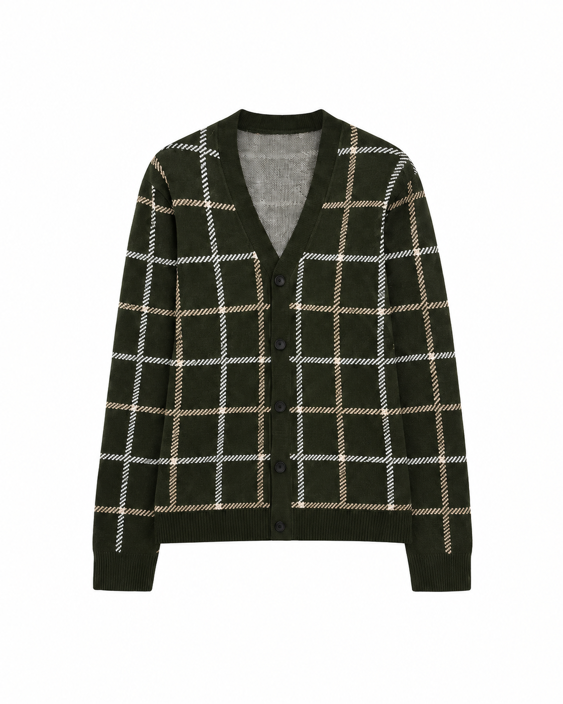 9-Stitch Wool-Cotton Cardigan