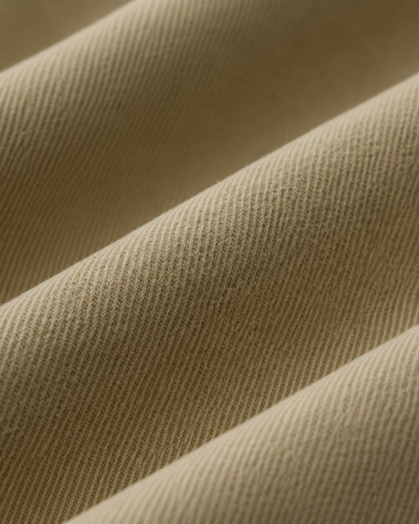 100% Cotton Symmetrical-Pleated Casual Pants