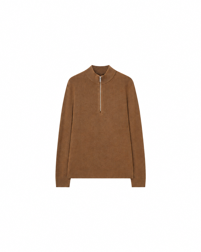 628g Wool-Cotton Blend, 12-Gauge Knit, Long-Sleeve