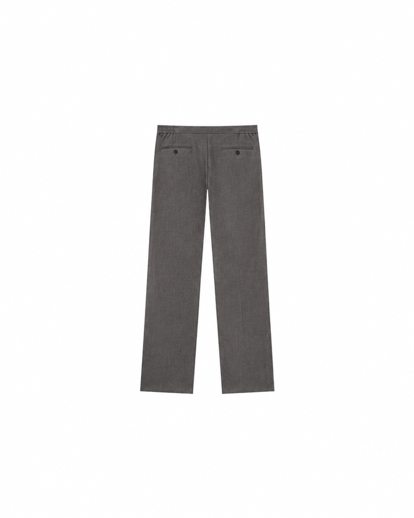 Wool-Blend Tailored Dress Pants