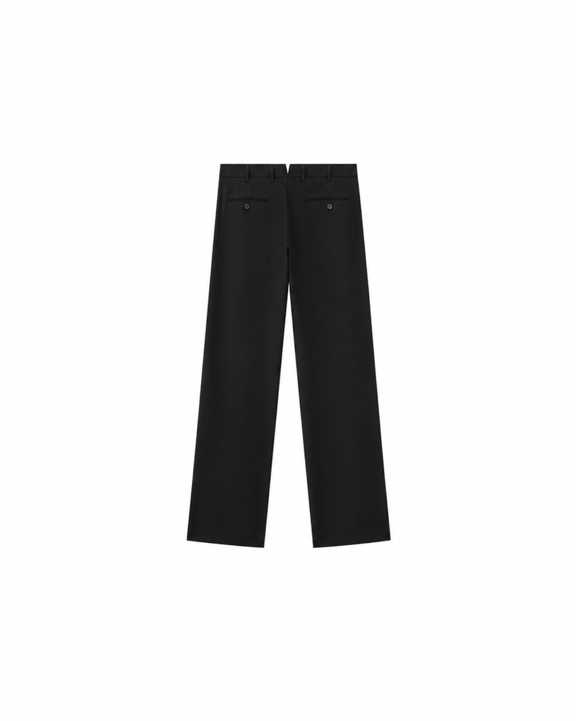 Wide-Leg Tailored Casual Pants