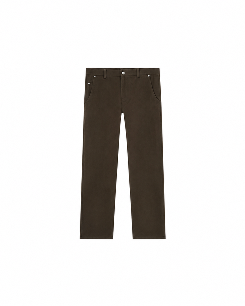 100% Cotton Textured Casual Pants – Clean, Refined Fit