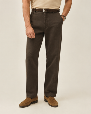 100% Cotton Textured Casual Pants – Clean, Refined Fit