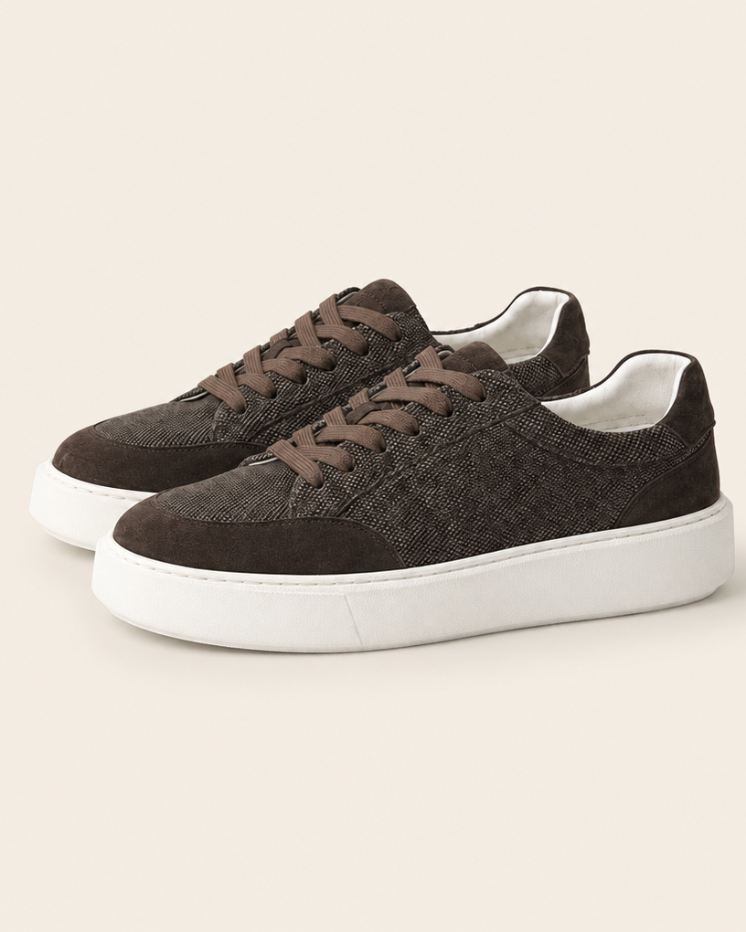 Cow Suede Sneakers – Soft-Touch Finish
