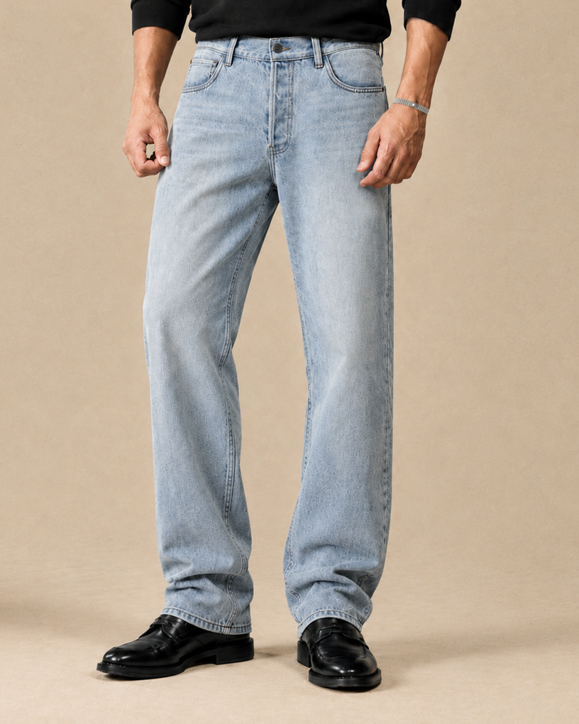 Relaxed Light Indigo Jean