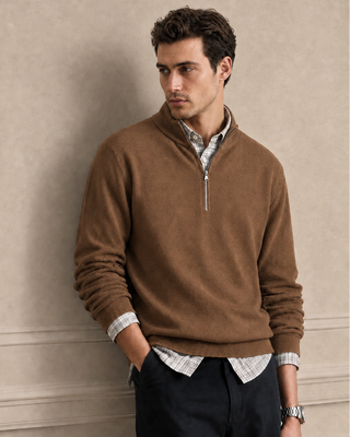 628g Wool-Cotton Blend, 12-Gauge Knit, Long-Sleeve
