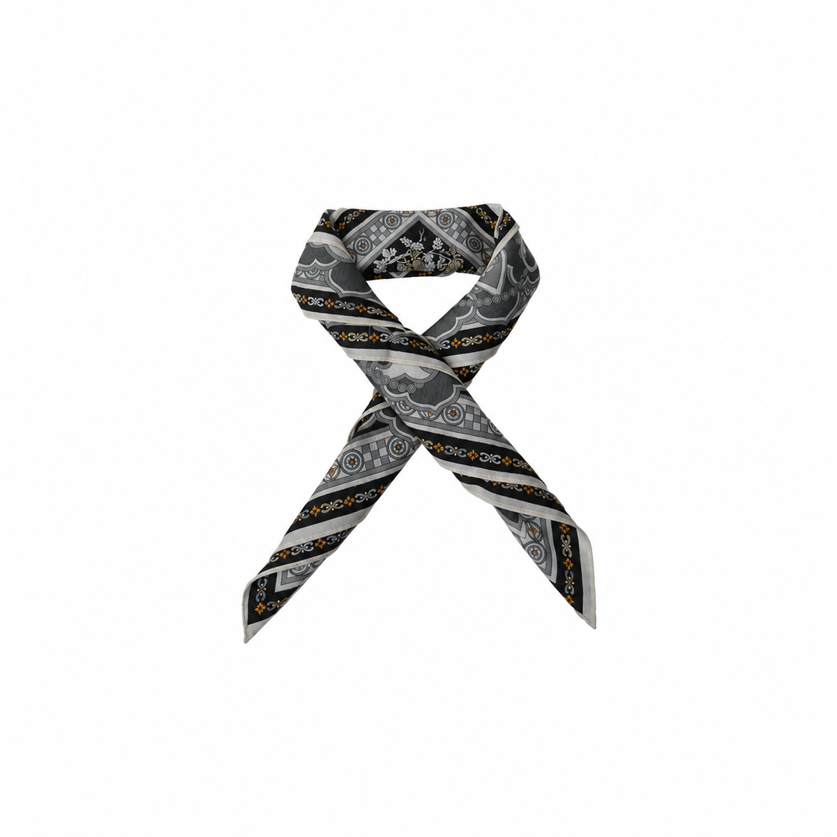 Custom-Woven Wool and Silk Scarf