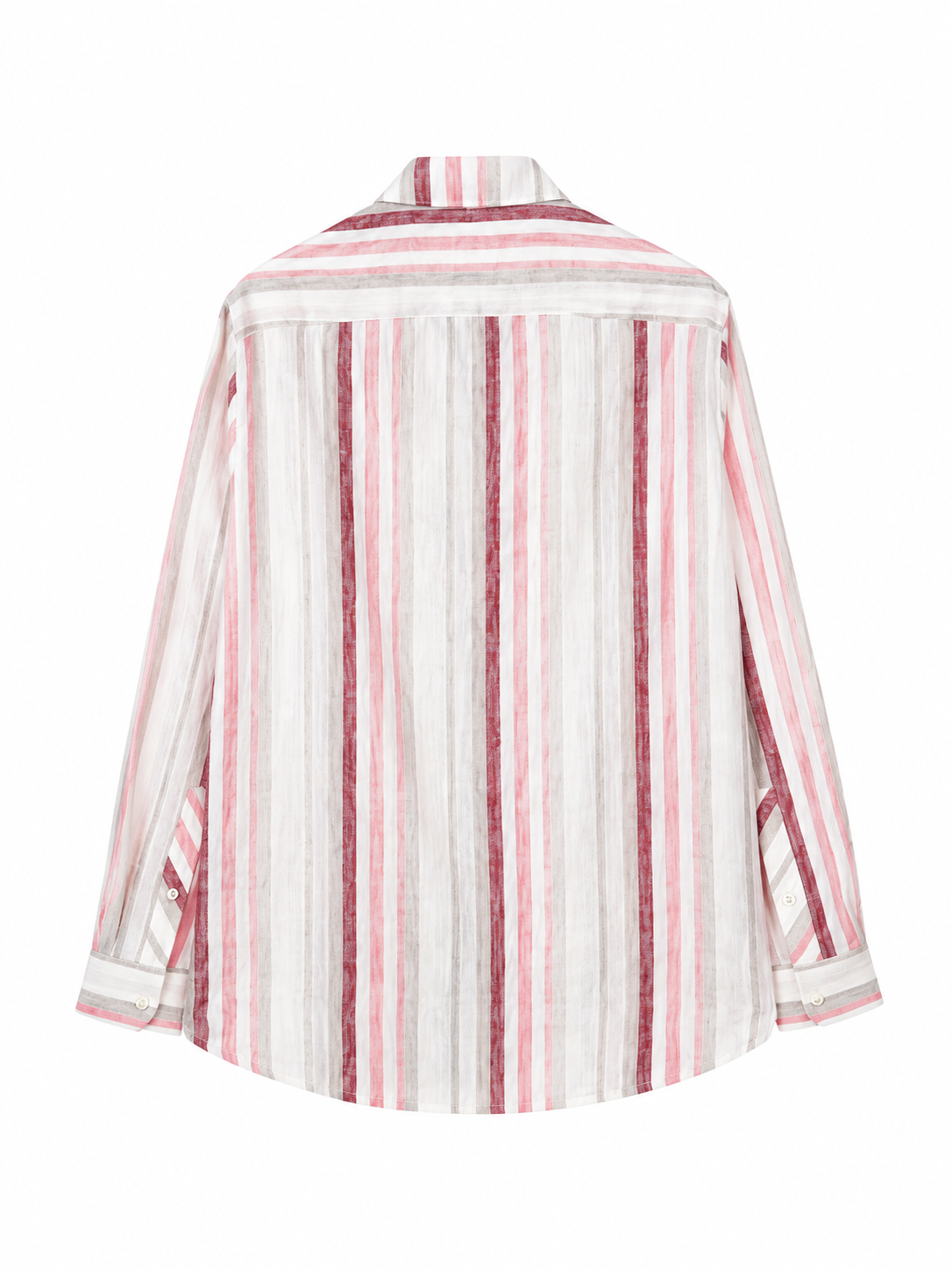100% Linen Curved Hem Shirt