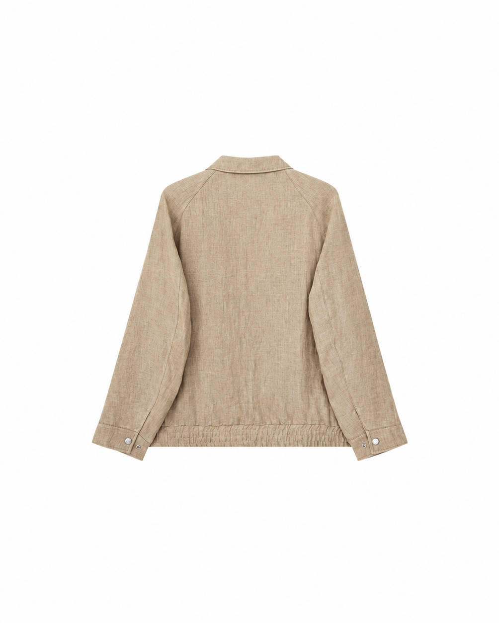 100% Linen Jacket – Naturally Textured, Breathable Design