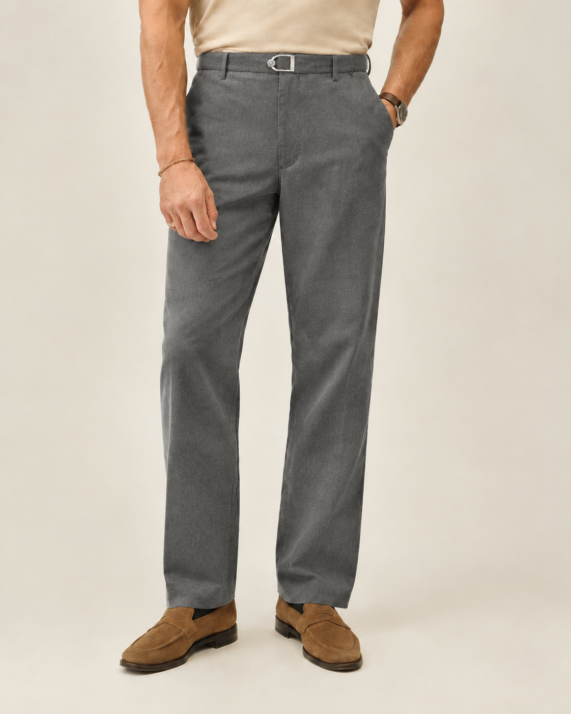 100% Wool Casual Trousers