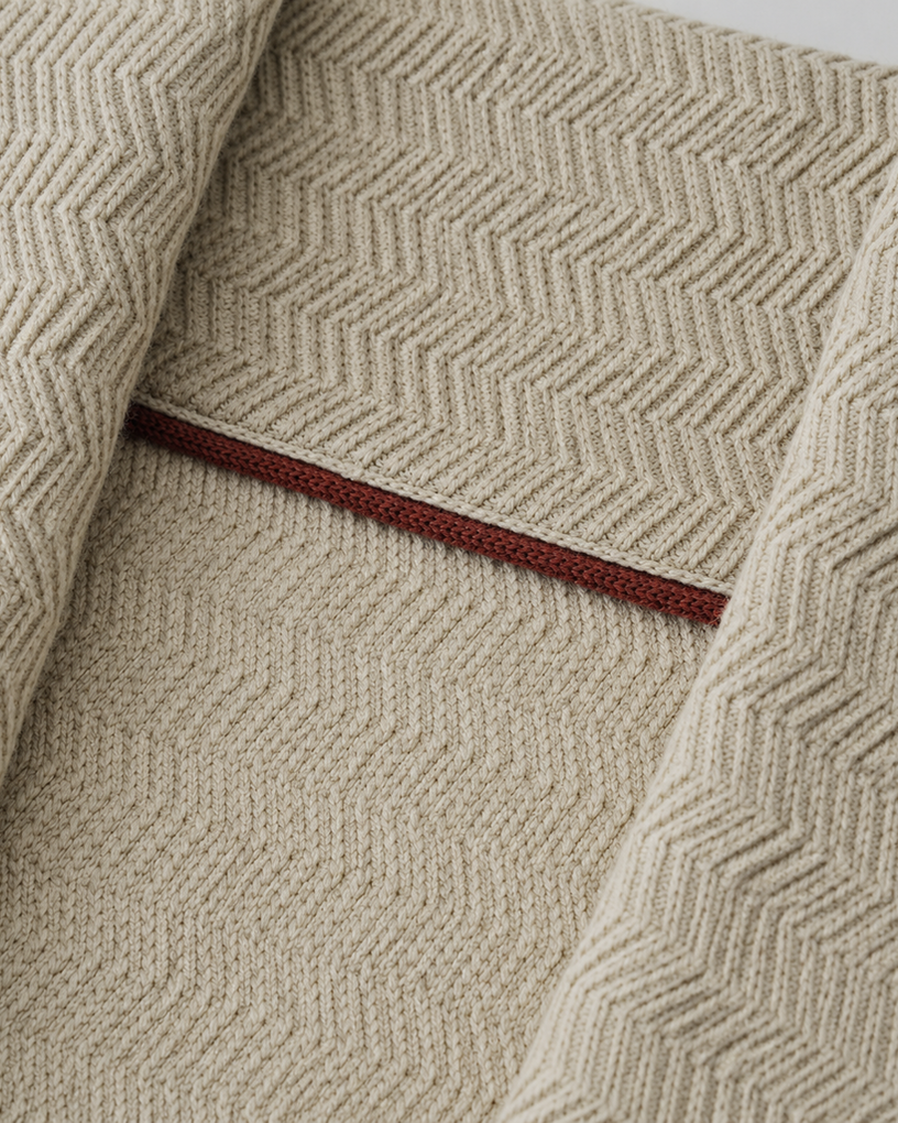 Sheep's Wool 12-Gauge Knit Cardigan