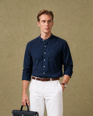 Normandy Shell Button Linen Shirt