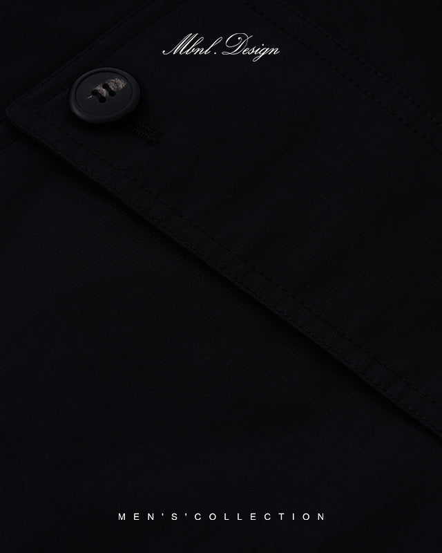 Relaxed Cotton Trench Coat