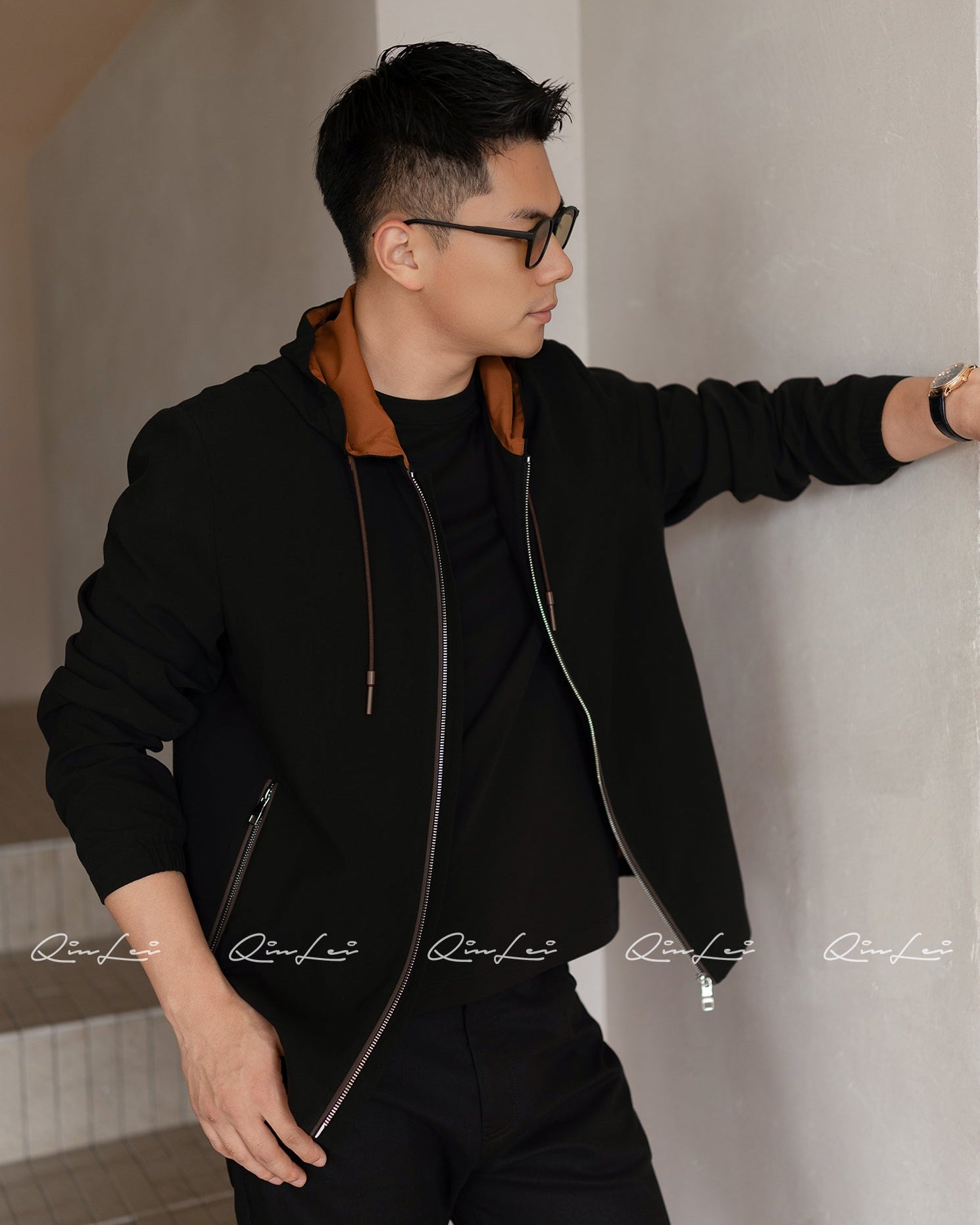 Hooded Wool Jacket