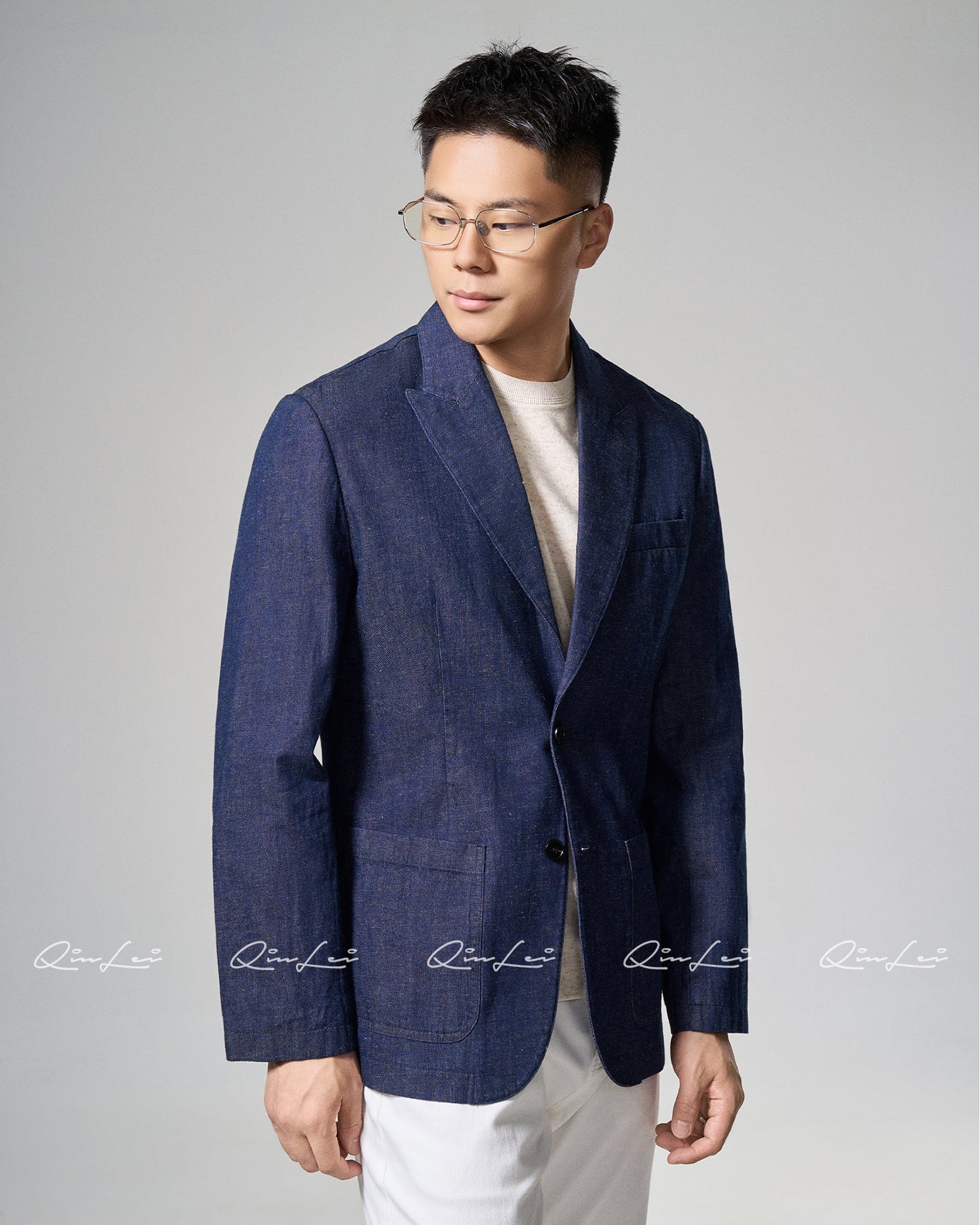 Cotton Linen Blazer
