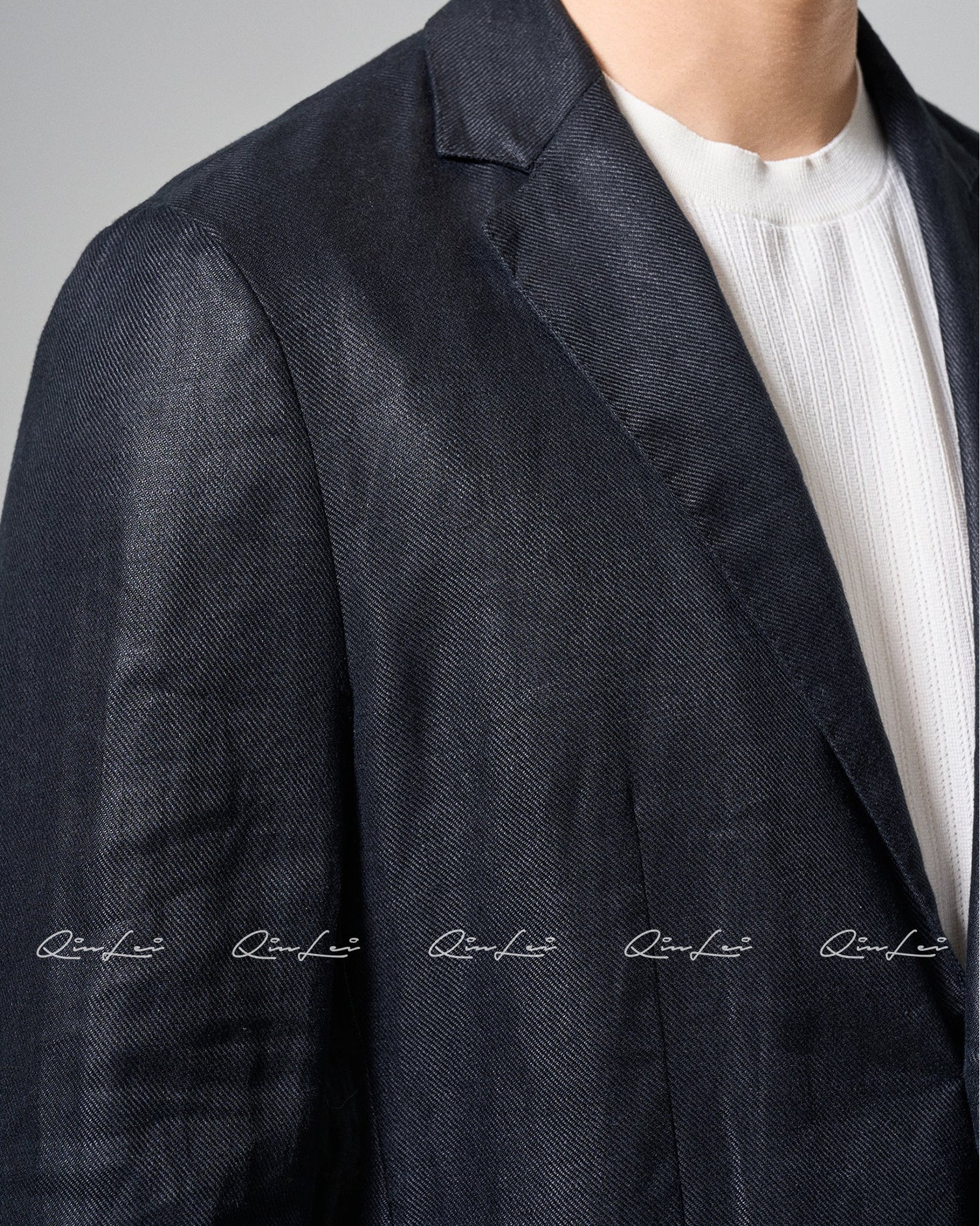 Relaxed Linen Blazer