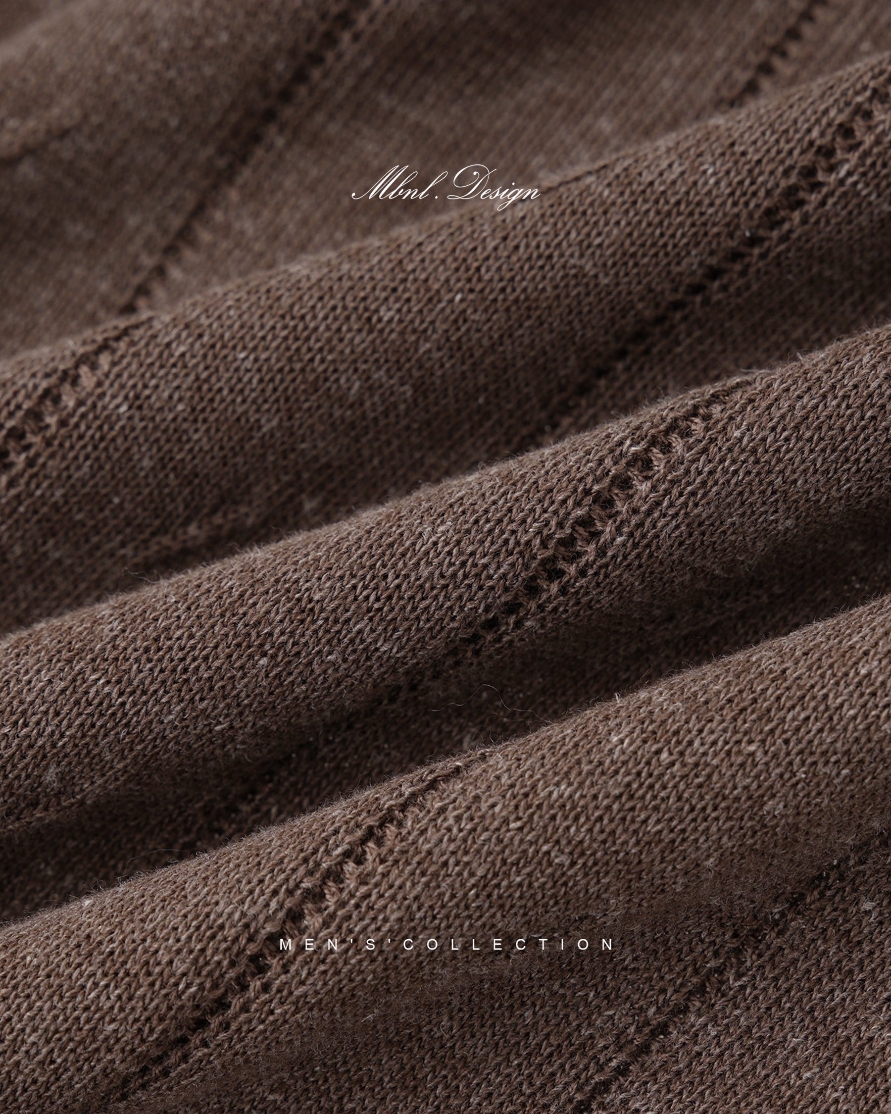 Cable Knit Linen T-Shirt