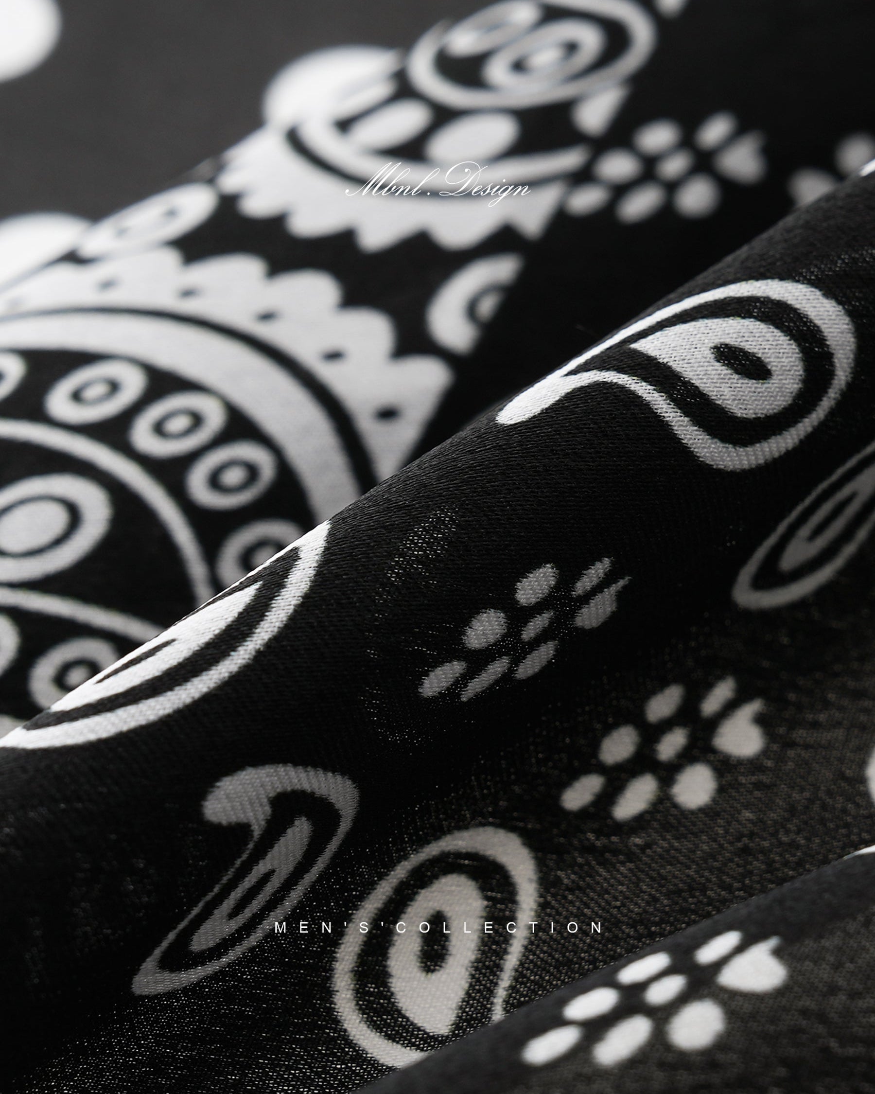 Four-Grid Silk Scarf
