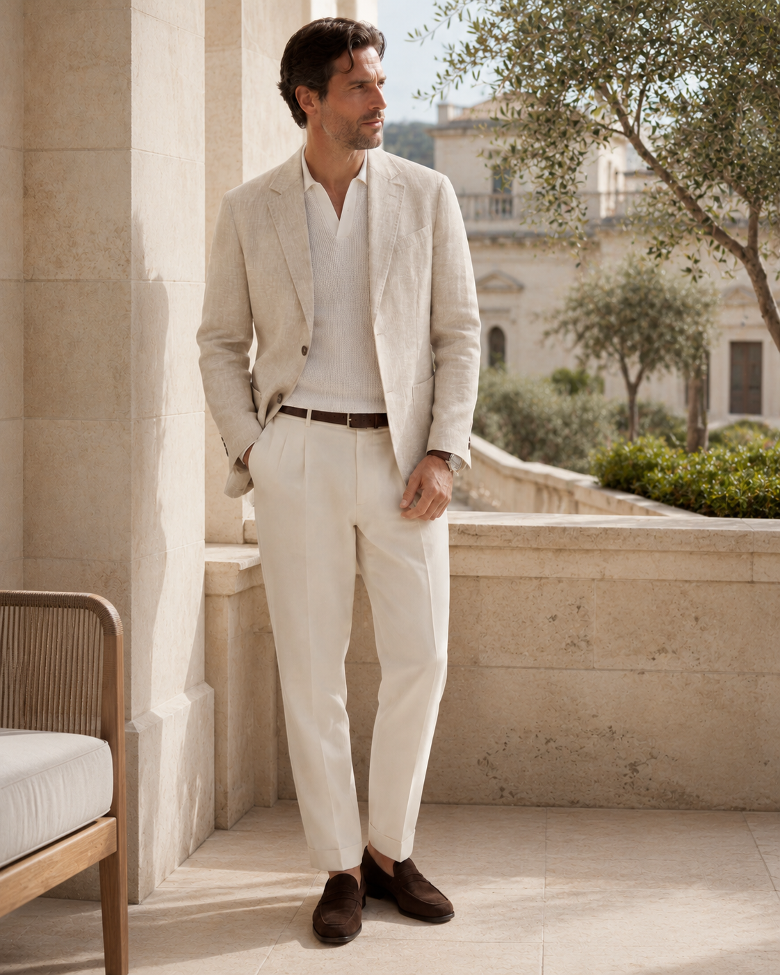 Linen Suit Jacket