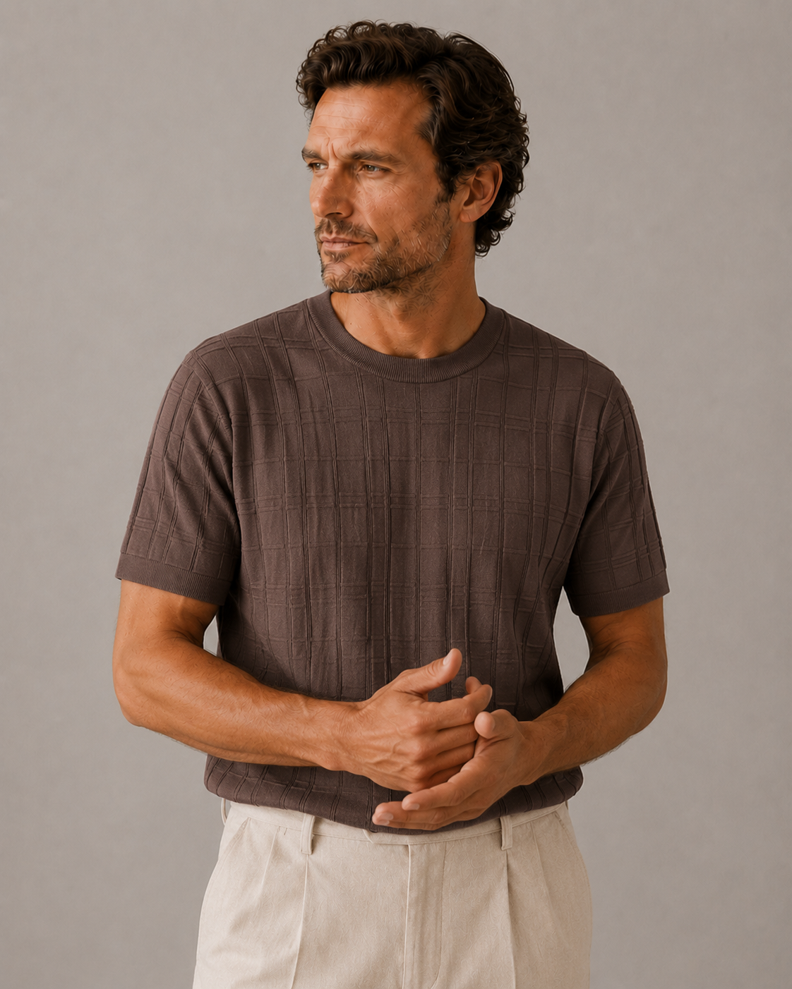 Cashmere Wool Blend T-Shirt