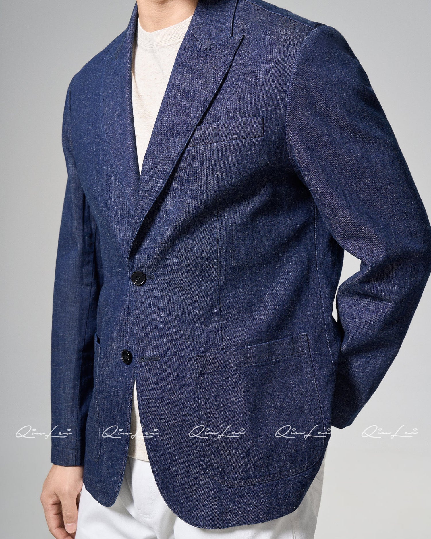 Cotton Linen Blazer