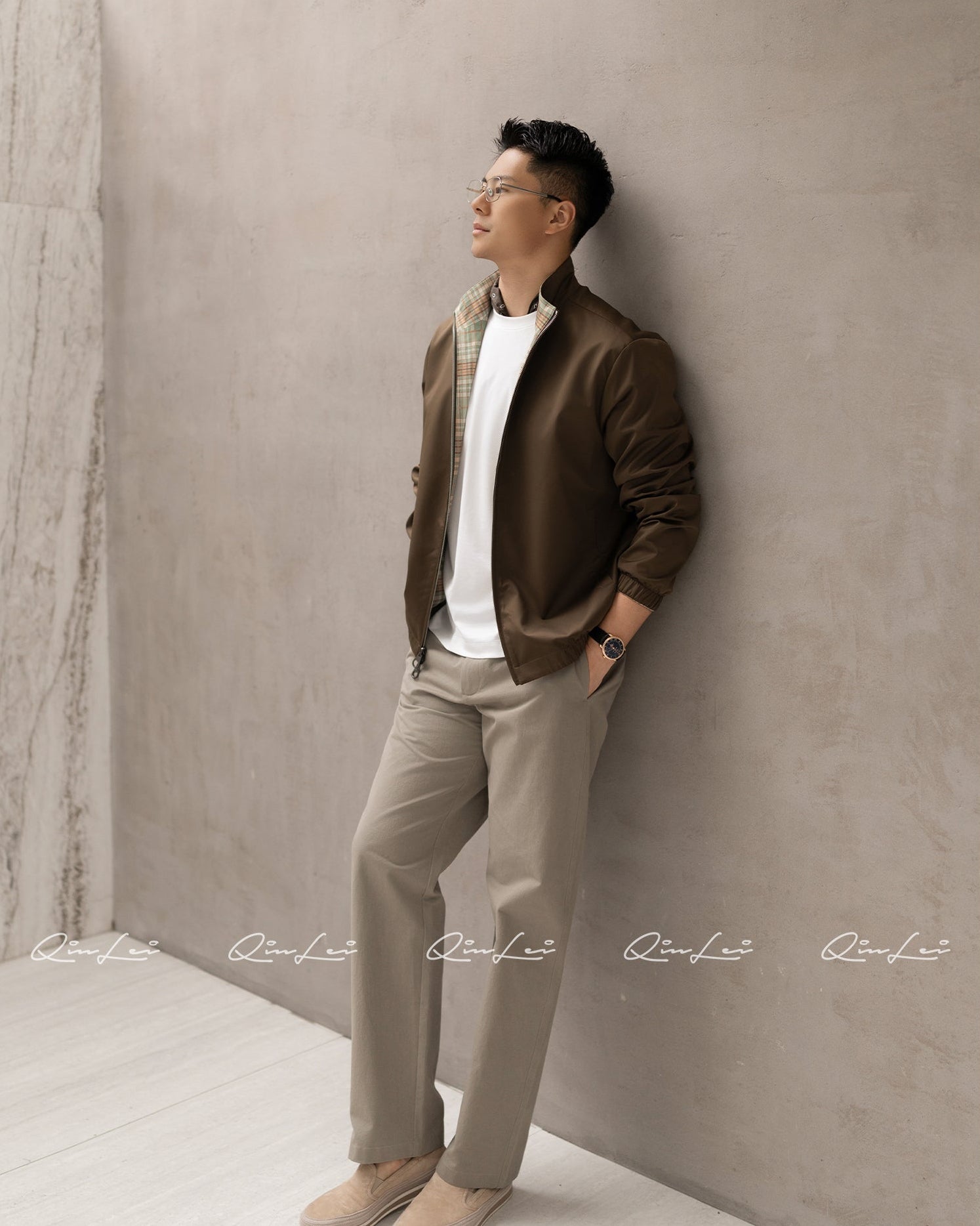 Jacquard Cotton Jacket