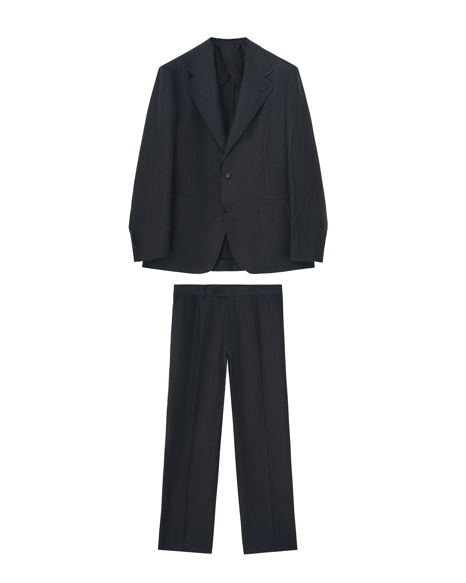 Platinum Linen Suit Set