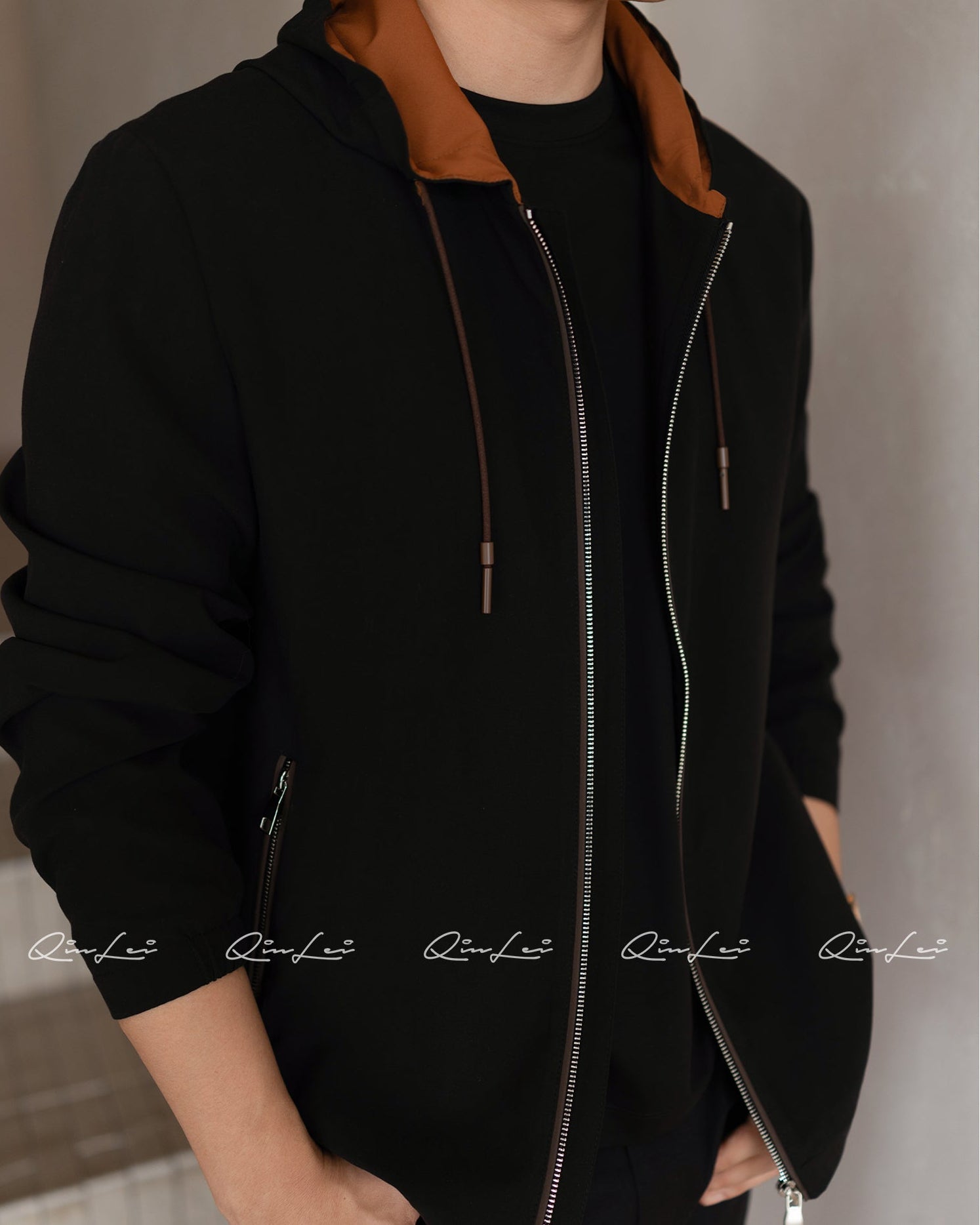 Hooded Wool Jacket
